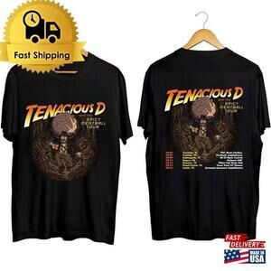 Tenacious D Spicy Meatball Tour Shirt Band Fan Concert 2 Sided Tshirt